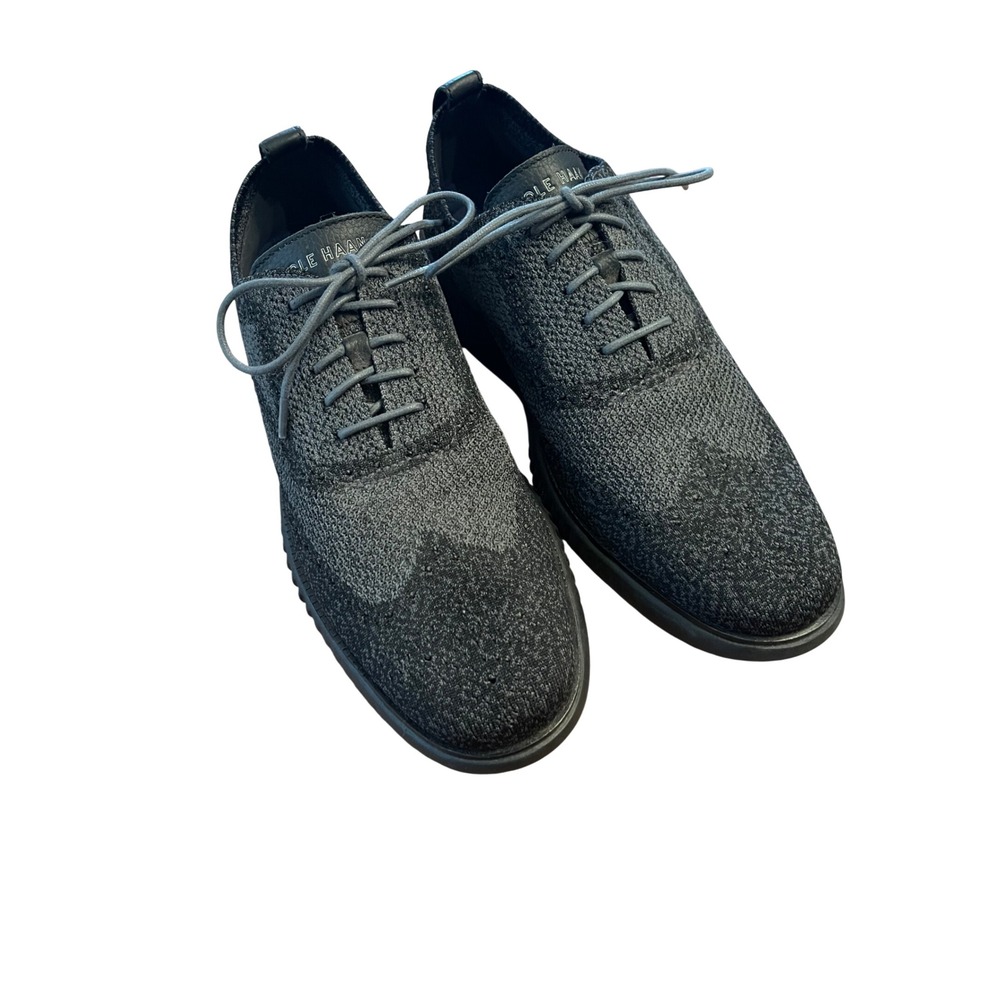 Cole Haan 2.ZeroGrand Stitchlite Oxford Men 12 Black Magnet Wingtip